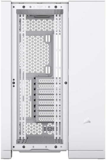 Corsair 6500D Airflow Gaming Midi Tower Κουτί Υπολογιστή με Πλαϊνό Παράθυρο Λευκό