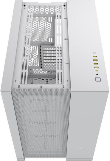 Corsair 6500D Airflow Gaming Midi Tower Κουτί Υπολογιστή με Πλαϊνό Παράθυρο Λευκό