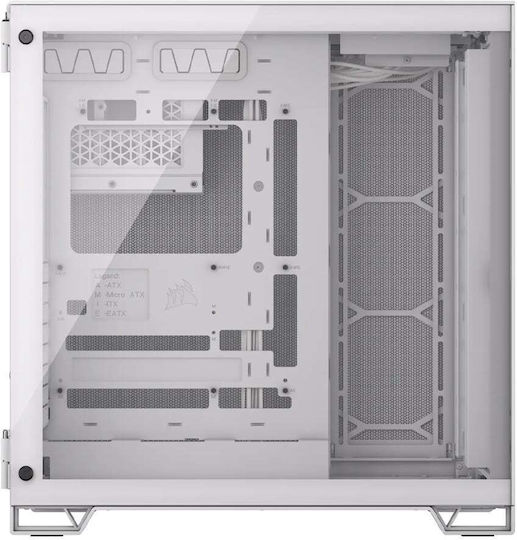 Corsair 6500D Airflow Gaming Midi Tower Κουτί Υπολογιστή με Πλαϊνό Παράθυρο Λευκό