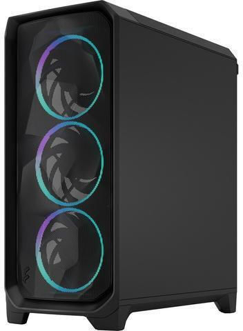Fractal Design Meshify 3 RGB TG Light Tint Gaming Midi Tower Κουτί Υπολογιστή με Πλαϊνό Παράθυρο Μαύρο