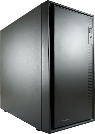 LC-Power 2016MB Midi Tower Κουτί Υπολογιστή Μαύρο