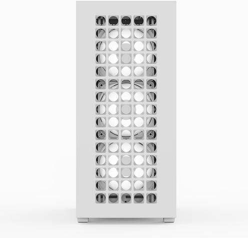 Aerocool D502A V1 Гейминг Midi Tower Компютърна кутия със страничен прозорец Бял