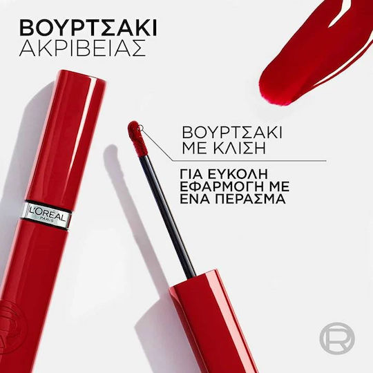 L'Oreal Paris Infaillible Matte Resistance Червило Дълготраен 415 Red Bisou 4.3мл