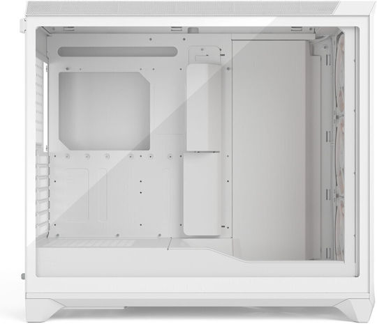Fractal Design Meshify 3 XL RGB Clear Tint Gaming Midi Tower Κουτί Υπολογιστή με Πλαϊνό Παράθυρο Λευκό