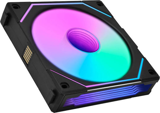Lian Li UNI Fan SL-Infinity Reverse Blade Case Fan 120mm (2100rpm / 63.6cfm) με RGB Φωτισμό και Σύνδεση 3-Pin / 4-Pin PWM 3τμχ