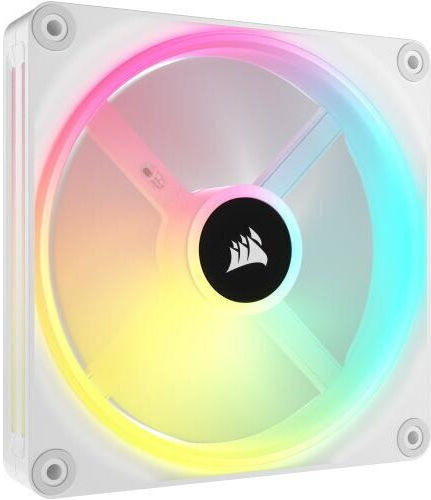 Corsair ICUE LINK QX140 Gehäuselüfter (2000rpm) mit RGB Beleuchtung 2 Stück Weiß