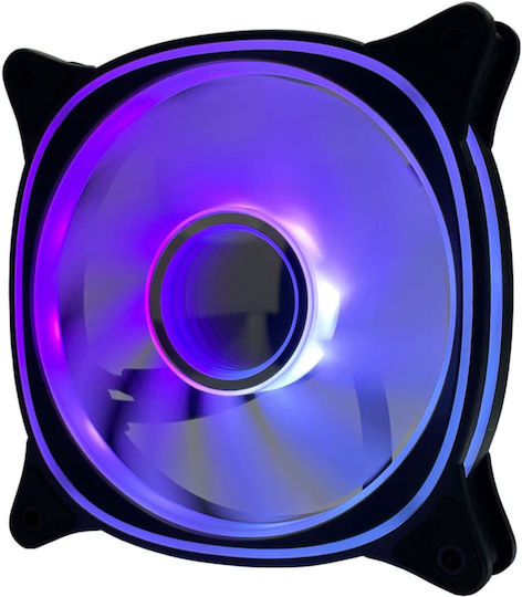 LC-Power Lc-cf-120-argb-kit-b Case Fan 120mm with ARGB Lighting and Connection 6-Pin 3pcs