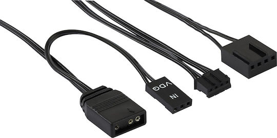 Aerocool Duo 12 Pro Вентилатор за кутия 120mm 1000rpm 33.4cfm с RGB осветление и 6-pin свързване 3 броя
