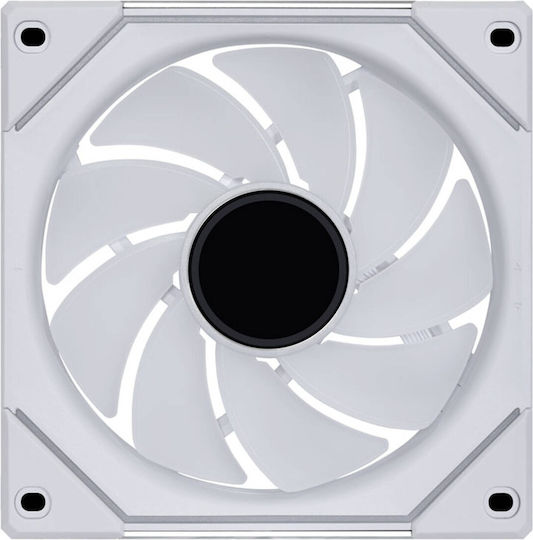 Lian Li UNI Fan SL-Infinity Reverse Blade Case Fan 120mm (2100rpm / 61.3cfm) με ARGB Φωτισμό και Σύνδεση 3-Pin / 4-Pin PWM 3τμχ Λευκό