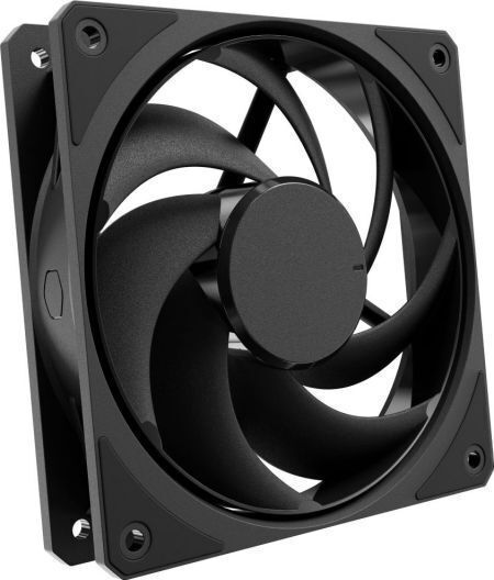 CoolerMaster Mobius 120 Case Fan (2050rpm / 63.1cfm) Χωρίς Led Φωτισμό και Σύνδεση 4-Pin PWM Black Edition