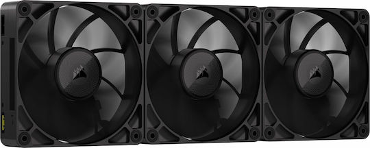 Corsair ICUE LINK RX120 MAX Case Fan 2000rpm 71.6cfm Without LED Lighting And 4-Pin PWM Connection 3pcs