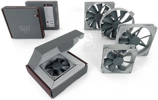 Noctua NF-B9 redux-1600 Case Fan 92mm (1600rpm / 37.85cfm) Without LED Lighting And 3-Pin Connection Gray