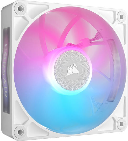 Corsair ICUE LINK RX120 MAX Gehäuselüfter (2000rpm / 71,3cfm) mit RGB-Beleuchtung und Verbindung 4-Pin PWM 3 Stück Weiß