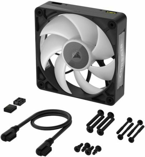 Corsair iCUE LINK RX120 MAX Ventilator Pentru Carcasă (2000rpm / 71.3cfm) cu Iluminare RGB și Conexiune 4-Pin PWM