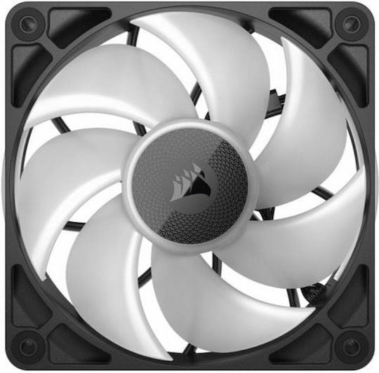 Corsair iCUE LINK RX120 MAX Ventilator Pentru Carcasă (2000rpm / 71.3cfm) cu Iluminare RGB și Conexiune 4-Pin PWM