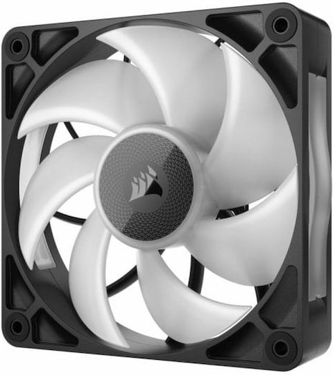 Corsair iCUE LINK RX120 MAX Ventilator Pentru Carcasă (2000rpm / 71.3cfm) cu Iluminare RGB și Conexiune 4-Pin PWM