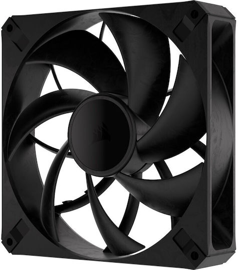 Corsair RS140 Max Gehäuselüfter (1600rpm / 104cfm) Ohne LEDs Beleuchtung und Verbindung 4-Pin PWM 2 Stück