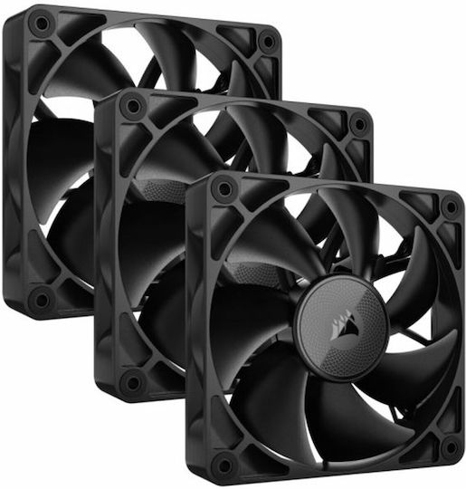 Corsair iCue Link RX120 Case Fan (2100rpm / 74.2cfm) Χωρίς Led Φωτισμό και Σύνδεση 6-Pin 3τμχ