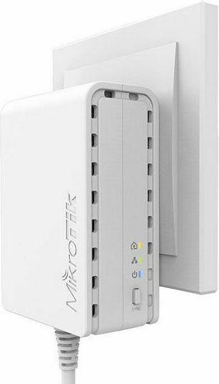 MikroTik PWR-LINE EU Powerline για Ενσύρματη Σύνδεση και Θύρα Gigabit Ethernet