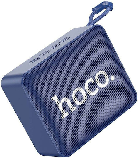 Hoco BS51 Gold Brick Ηχείο Bluetooth 5W με Ραδιόφωνο και Διάρκεια Μπαταρίας έως 4 ώρες Navy Blue