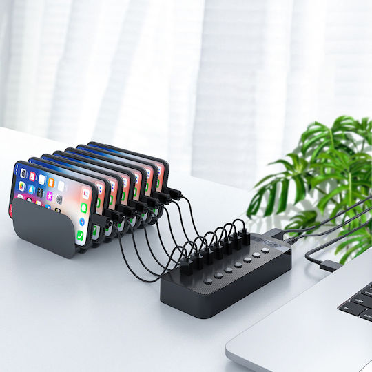 Orico USB Хъб 16 Порта USB 3.0 с Връзка USB-A