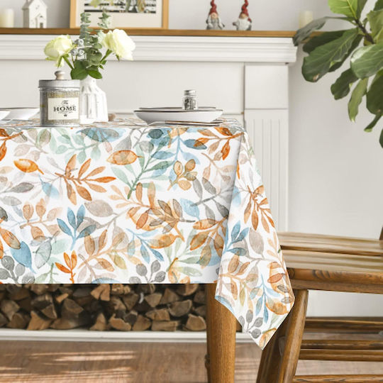 Horaldaily Tablecloth Blue|orange 130x220cm