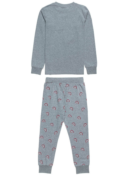 Alouette Kinder Schlafanzug Winterlich Gray