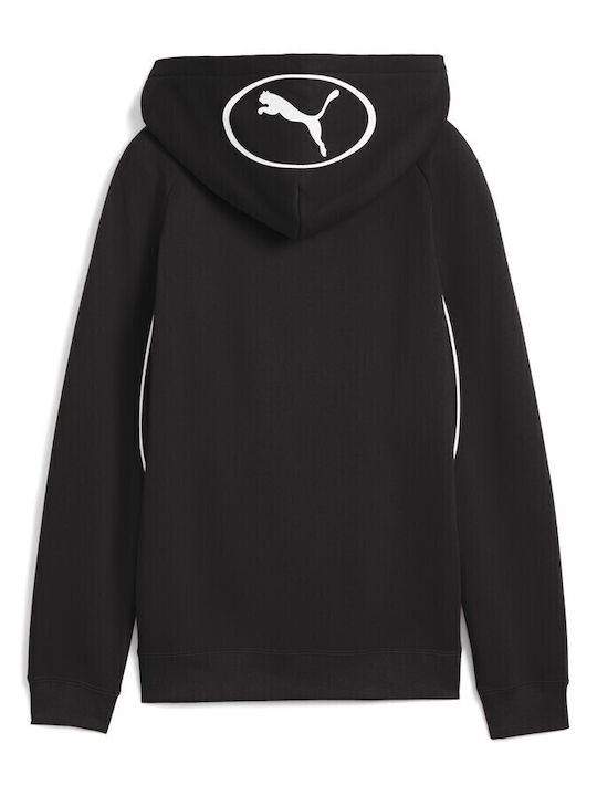 PUMA Παιδική Ζακέτα Φούτερ Μαύρη