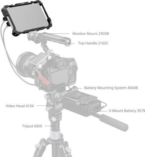 Smallrig Monitor Cage Kit 5030 Atomos Shinobi Ii