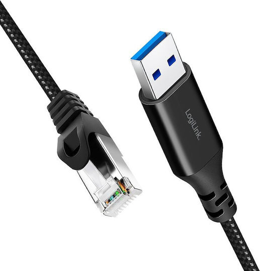 LogiLink Cable USB-A male / RJ45 male - USB-A male / RJ45 male 7.5m (CU0405) 1pcs