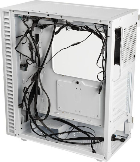 Kolink Observatory HF Mesh ARGB Gaming Midi Tower Κουτί Υπολογιστή με Πλαϊνό Παράθυρο Λευκό