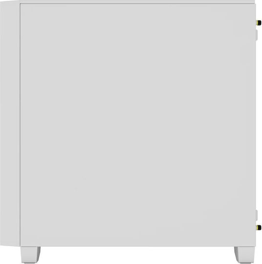 Corsair 3000D Airflow TG RGB Gaming Midi Tower Computer Case with Side Window White
