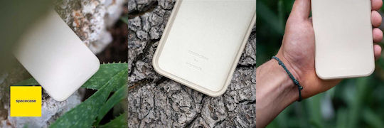 Spacecase Back Cover Σιλικόνης Μπεζ (Galaxy A32 4G)