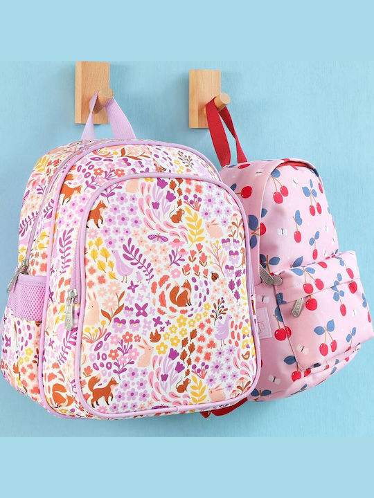 A Little Lovely Company School Bag Backpack Kindergarten Lilac 16Liters