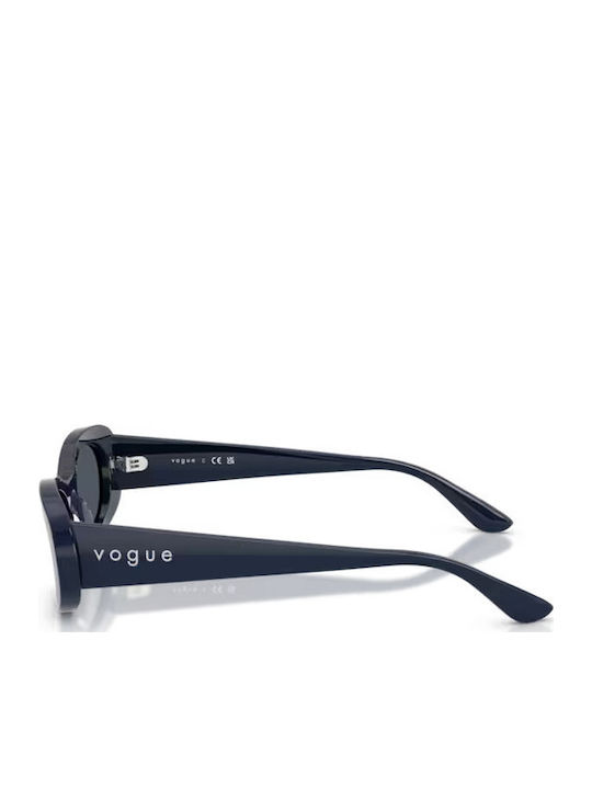 Vogue Damentragen Sonnenbrillen mit Blauer Horn umrandeter Rahmen und Grauen Gläser VO5582S 324087