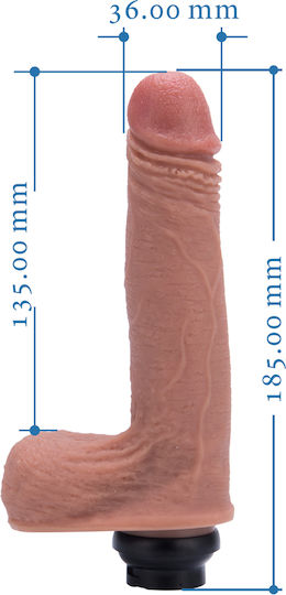 Kinksters Ρεαλιστικό Dildo Flesh