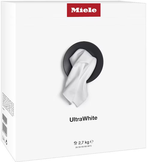 Miele UltraWhite Απορρυπαντικό σε Σκόνη για Λευκά & Χρωματιστά Ρούχα 2.7kg (49 Μεζούρες)