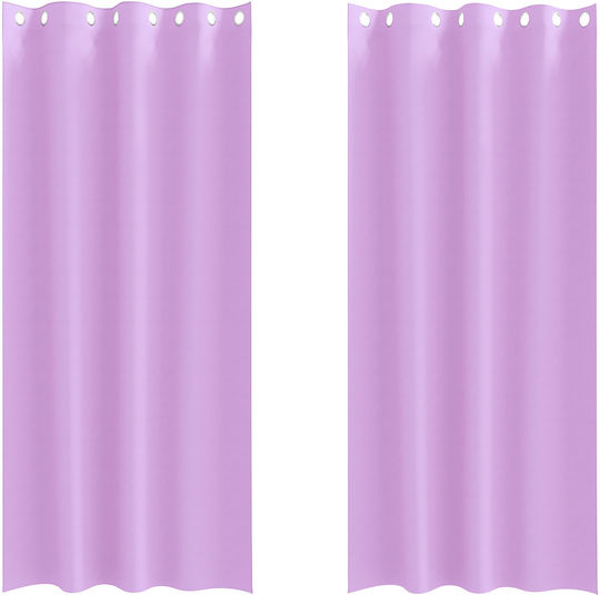 vidaXL Vorhänge Fenster mit Grommets