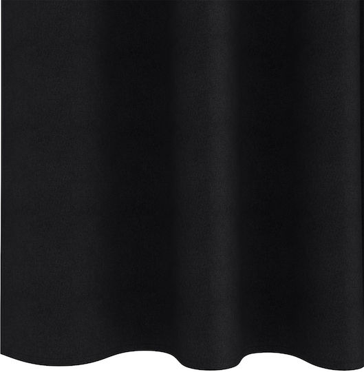 vidaXL Set Vorhänge mit Bleistiftfalten Schwarz 140x245cm