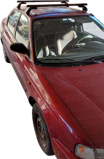 Hermes Set Car Roof Bars with Roof Rack Legs for Suzuki Baleno 1995-2001 Two Pieces