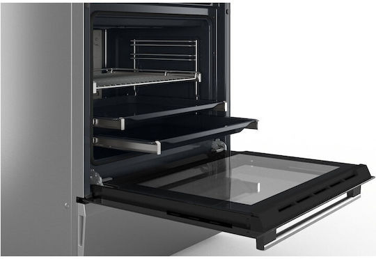 Bosch Herd 66Es mit Induktionskochfeldern B60cm. Inox
