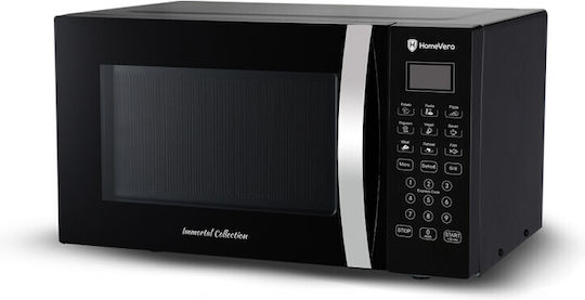 HomeVero Φούρνος Μικροκυμάτων με Grill 23lt Μαύρος