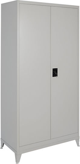 Dulap cu două uși Damian 2d Shelf Metal 85x39x180cm