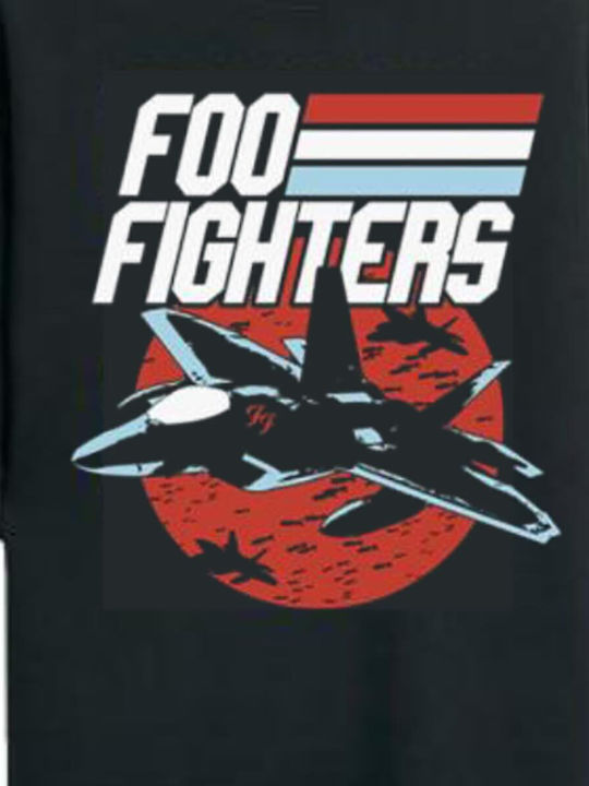 Amplified Oversized T-shirt Foo Fighters Top Dave Black Unisex Zav862n323