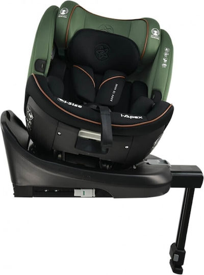 Bebe Stars I-Apex Baby Car Seat i-Size with Isofix Green