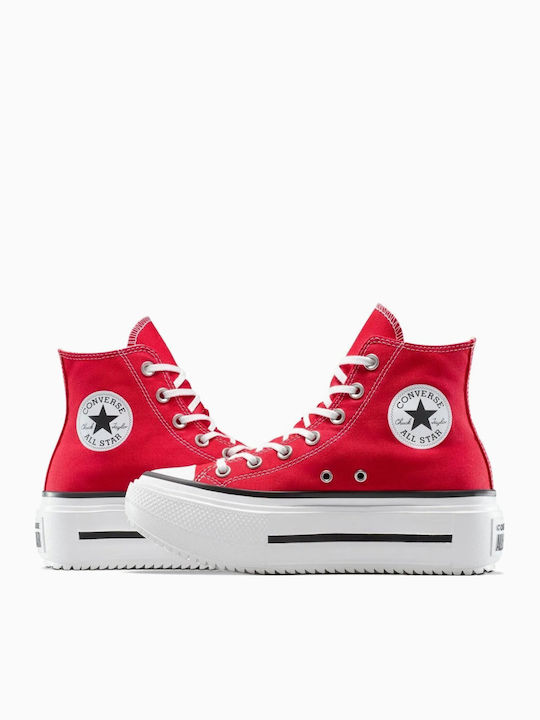 Converse Lift Double Flatforms Sneakers Κόκκινα