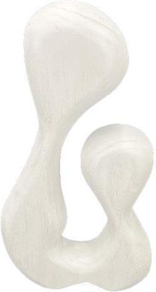 Tabletop Decorative Wooden White 20x6x37cm
