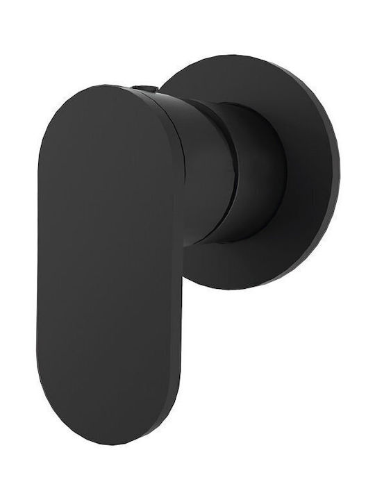 Armando Vicario Slim für Dusche 1 Ausfahrt Black Matt