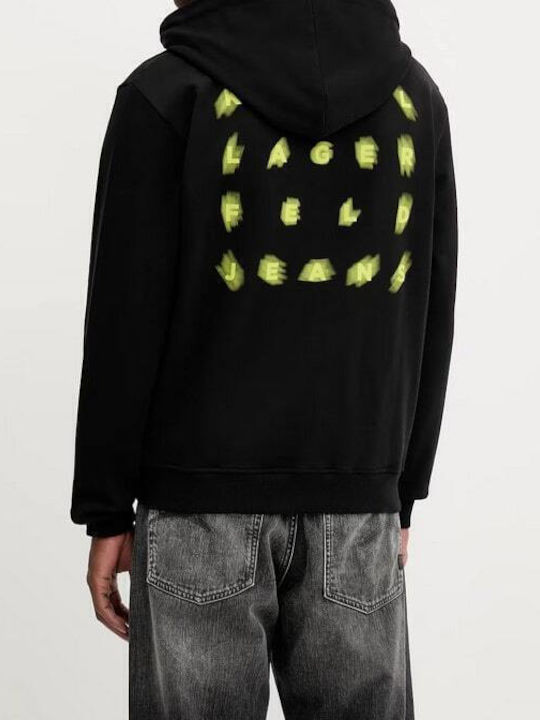 Sweatshirt with Hood Black