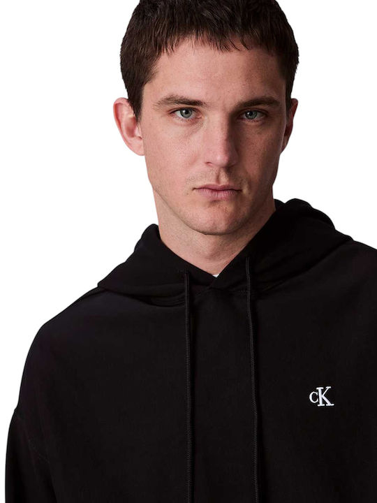Sweatshirt With Hood Black